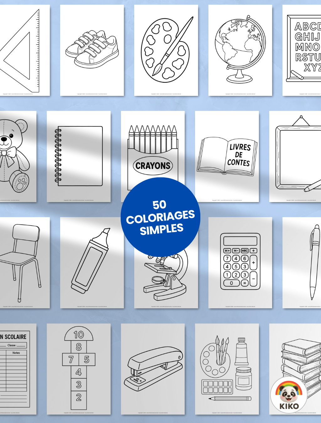 110 COLORIAGES "KIKO FAIT SA RENTRÉE" 🖋️