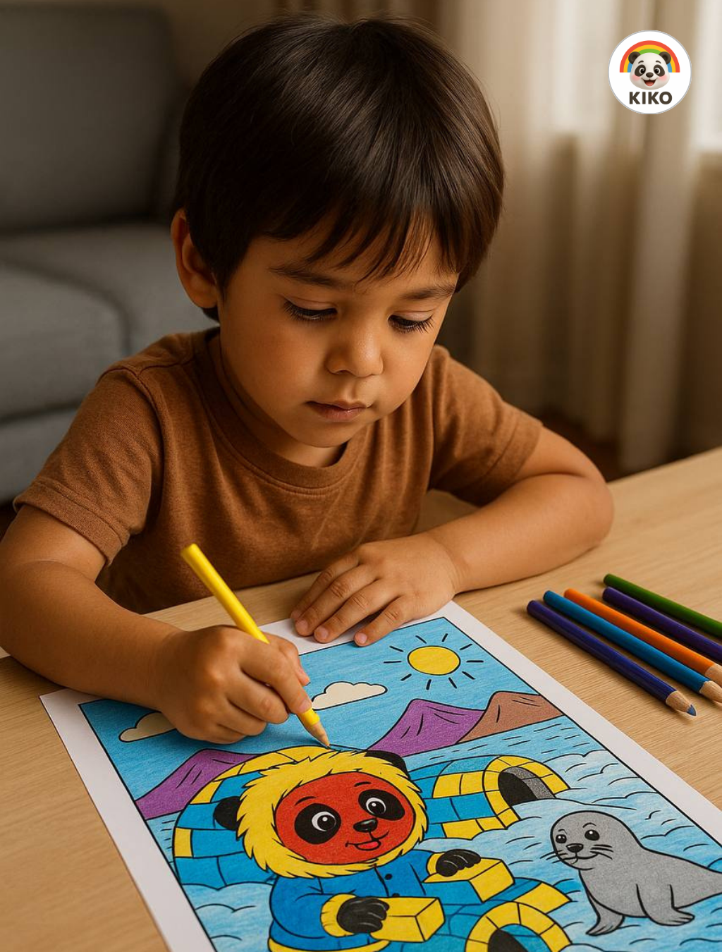 110 COLORIAGES "KIKO VISITE LE MONDE" 🗺️
