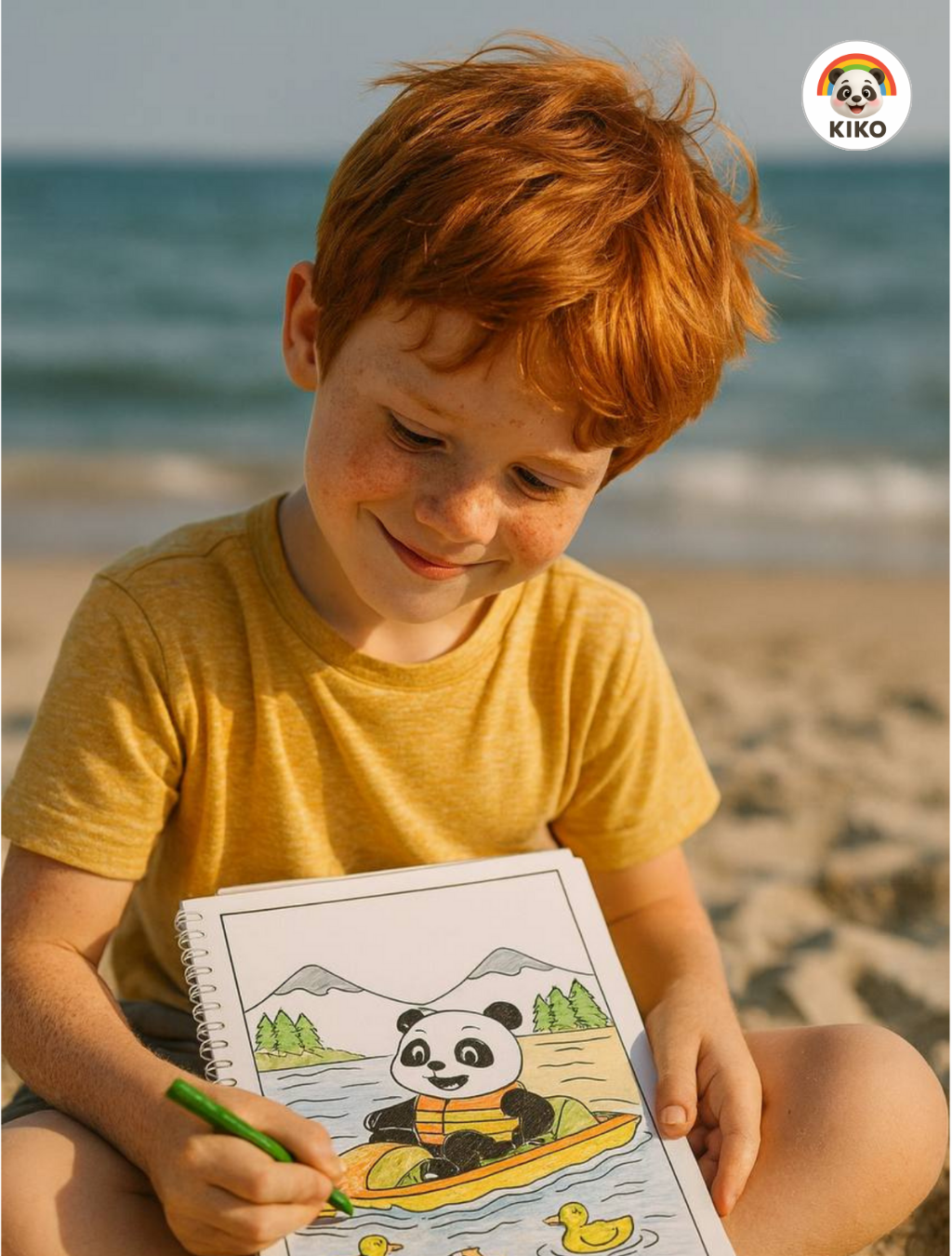 110 COLORIAGES "KIKO VACANCES D'ÉTÉ" 🌊