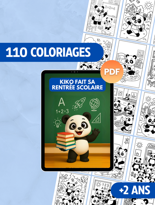 110 COLORIAGES "KIKO FAIT SA RENTRÉE" 🖋️