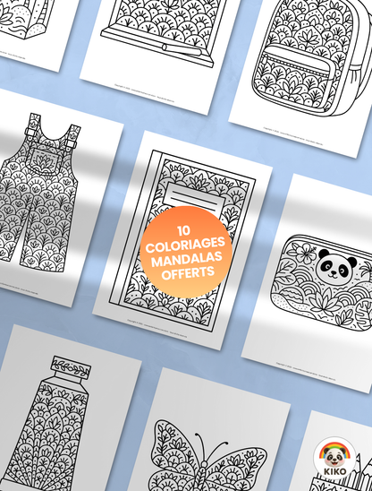 110 COLORIAGES "KIKO FAIT SA RENTRÉE" 🖋️