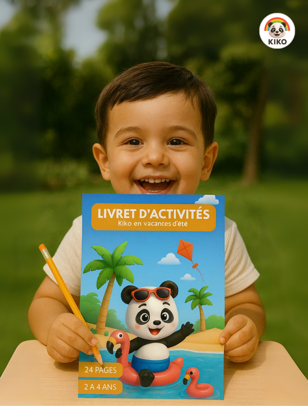 LIVRET D'ACTIVITÉS (2-4 ANS) - KIKO EN VACANCES D'ÉTÉ ⛱️